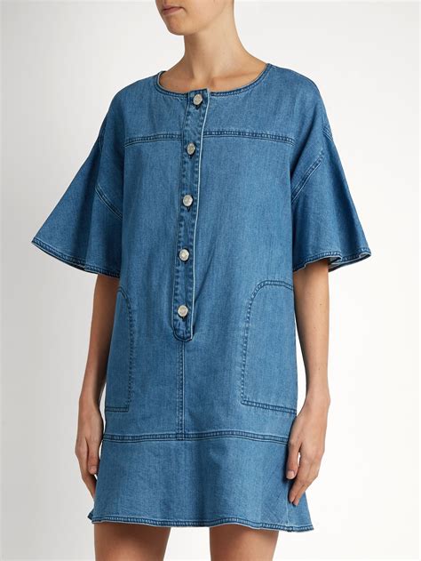 see by chloe denim dress|see by chloe clearance sale.